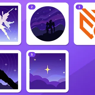 Overwatch Twitch Drops (5 Items) — Stars Rain from Above + Configuration: Stargaze +3 more