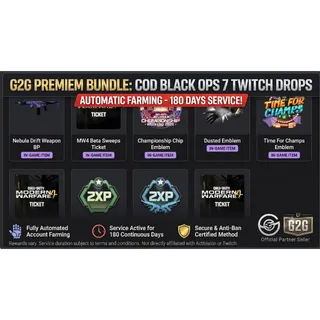 Call of Duty: Black Ops 7 Twitch Drops Automatic farming 180 days