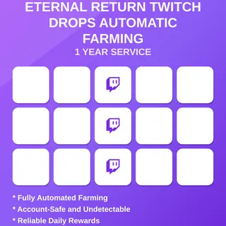 Eternal Return Twitch Drops Automatic Farming 1 Year
