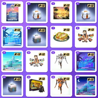 Overwatch Twitch Drops — OW BlizzCon Day 1 + Day 2 (16 Items) — BlizzCon Day 1 Drop 7 + BlizzCon Day 1 Drop 8 +14 more