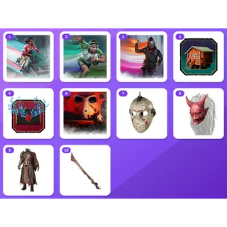 Dead by Daylight Twitch Drops (10 items) — Proud Orela Banner, Proud David Banner