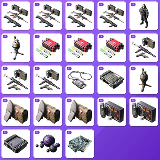 Active Matter Twitch Drops (23 Items) — DP-12 + SCAR-H +21 more
