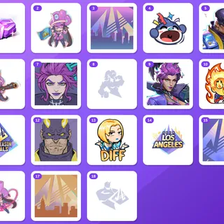 Marvel Rivals Twitch Drops (18 Items) — CHRONO TOKEN × 100 + 「ON FIRE!」Emoji +16 more