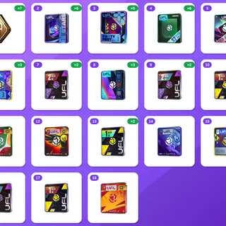 UFL Twitch bundle — 50 LP, Stars Pack Lite +16 more (48 items)