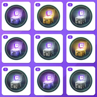 Escape from Tarkov Twitch Drops (9 Items) — Rare 2 + Legendary 1 +7 more
