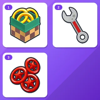 Sonic Rumble Party Twitch Drops (2 Items) — Ring*3000 + Tune-Up Wrench*300 +1 more