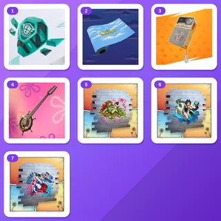 Fortnite Twitch Drops (7 items) — FNCS Immortal, The Siiimpsooooons