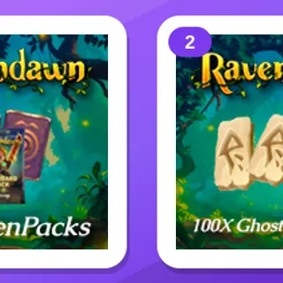 Ravendawn Twitch Drops (2 Items) — Ravenpacks + Ghostly Infusion