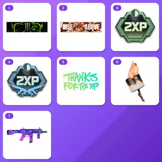Call of Duty: Black Ops 7 Twitch Drops (7 Items) — In-Claw-Nito Calling Card + Rise Above Calling Card +5 more