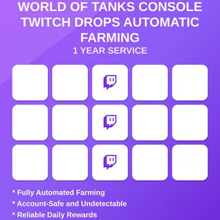 World of Tanks Console Twitch Drops Automatic Farming 1 Year