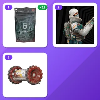 Rainbow Six Siege Twitch Drops (13 Items) — 11× Esports Pack 26 stage 2 + 2024 Frost Uniform +1 more