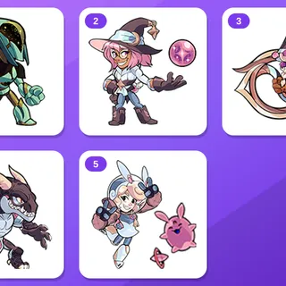 Brawlhalla Twitch Drops (5 Items) — Artemis Esports + Fait CCv2 Color +3 more