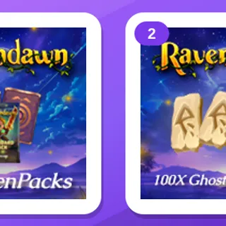 Ravendawn Twitch Drops (2 Items) — Ravenpacks + Ghostly Infusion