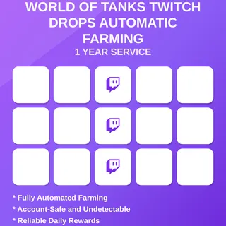 World of Tanks Twitch Drops Automatic Farming 1 Year
