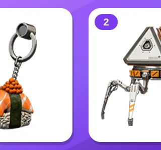 Apex Legends Twitch Drops (2 Items) — Sushi Nessie Gun Charm + APEX Pack