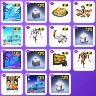 Overwatch Twitch Drops — OW BlizzCon Day 1 + Day 2 (15 Items) — BlizzCon Day 1 Drop 1 + BlizzCon Day 1 Drop 2 +13 more