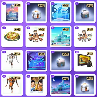 Overwatch Twitch Drops — OW BlizzCon Day 1 + Day 2 (16 Items) — BlizzCon Day 1 Drop 7 + BlizzCon Day 1 Drop 8 +14 more