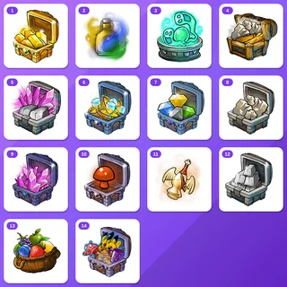 Shakes and Fidget Twitch Drops (14 Items) — Gilded Package + Potion Package +12 more