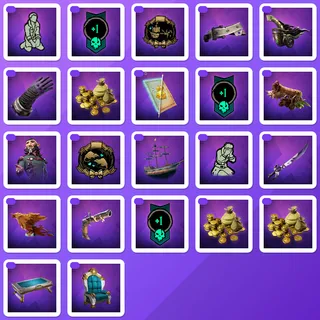 Sea of Thieves Twitch Drop bundle — Relaxed Sit Emote, +1 Renown May 26 +20 more (22 items)