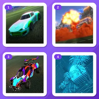 Rocket League Twitch Drops (4 Items) — Nemesis (Painted) + Tactical Nuke (Painted) +2 more