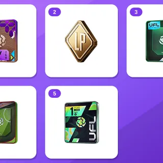UFL Twitch Drops (5 Items) — 1 star lite pack + 50 LP +3 more
