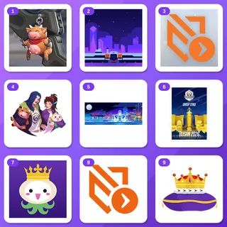 Overwatch Twitch Drops (9 Items) — Busan Cow Weapon Charm + OWWC Busan 2026 Night Ico +7 more