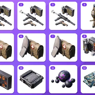 Active Matter Twitch Drops (12 Items) — M45A1 + MAC-11 +10 more