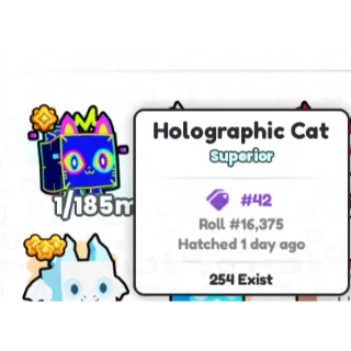 Pets Go Holographic Cat