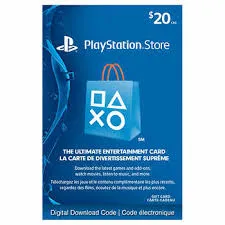 Playstation $20 digital store code