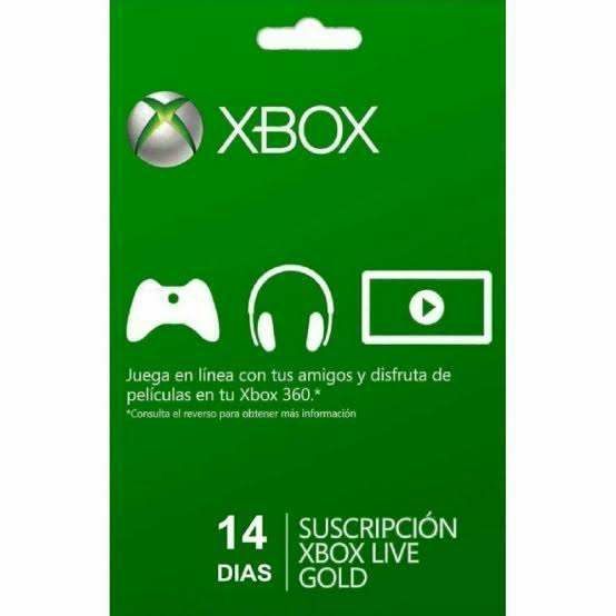 Xbox Live Gold 14 Days Trial Xbox Live Gold Cartões De Presente Gameflip