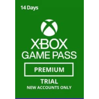 Xbox Game Pass Premium 14 Days TRIAL