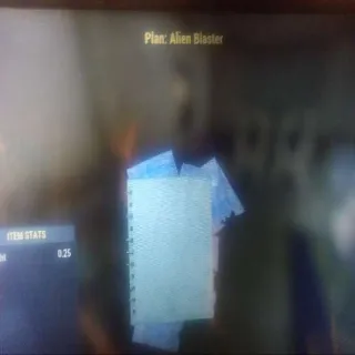 Alien Blaster Plan