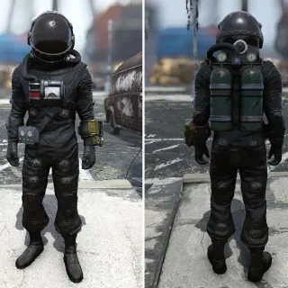 Black Hazmat Suit