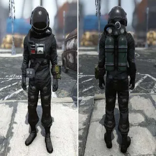 Black Hazmat Suit