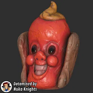 Glowing Red Hot Mask