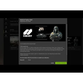 world of tanks: heat code