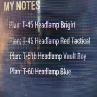 Headlamp Plans