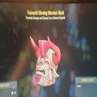 Glowing Minotaur Mask