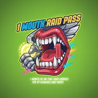 raid Xp boosting for 1 mouth