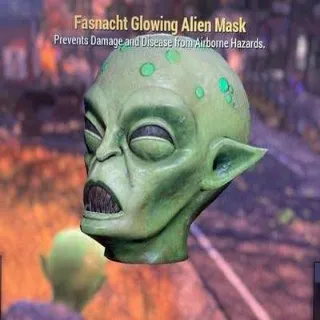 Glowing Alien Mask