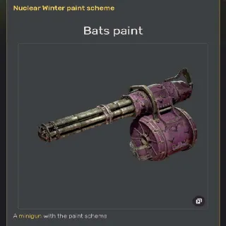 minigun bats paint