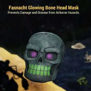 Glowing Bone Head Mask