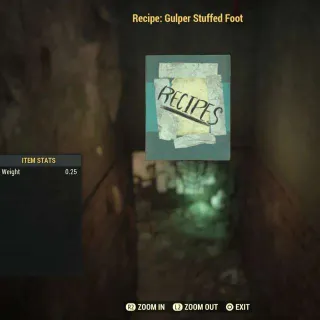 gulper stuffed foot
