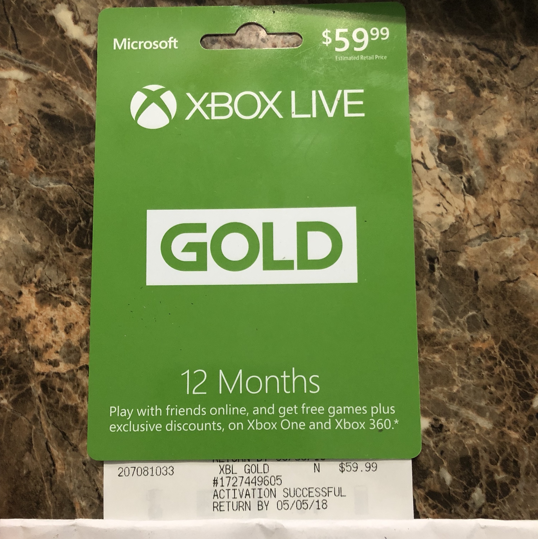 Gift Card Digital Xbox Live - 12