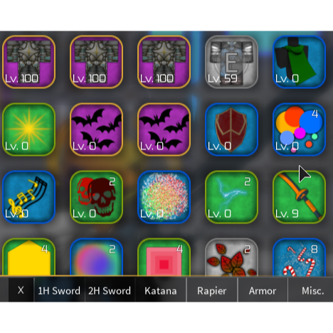 Other Swordburst 2 Inventory In Game Items Gameflip - lightning aura roblox