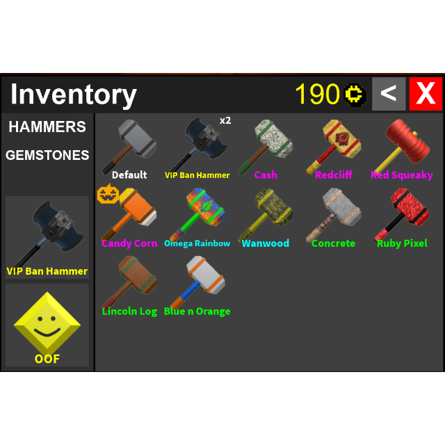 Weapon  Flee The Facility Hammer - Game Items - Gameflip