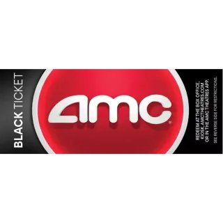 AMC Black Movie E-Tickets X1