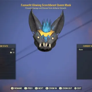 Glowing Scorchbeast Queen Mask