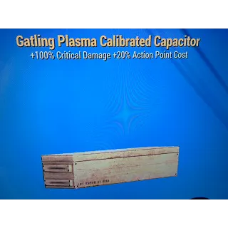 gatling plasma calibrated capacitor