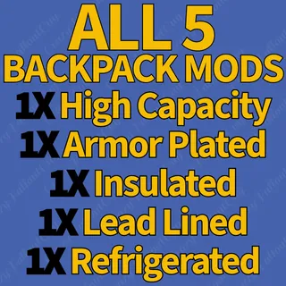 All 5 Backpack Plans